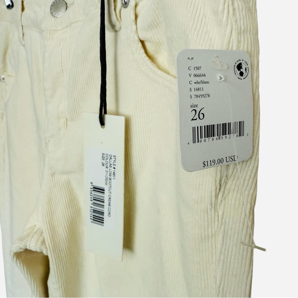 NWT Free People Rolla's Dallas Low-Rise Bootcut Corduroy Pants Size 26 - Picture 9 of 14